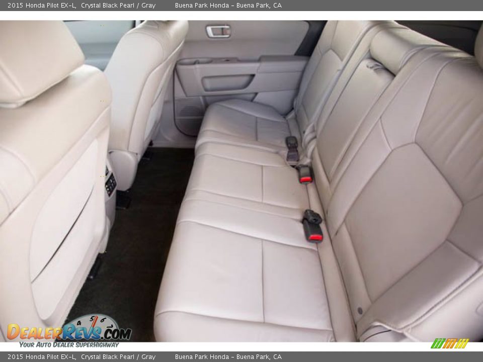 Rear Seat of 2015 Honda Pilot EX-L Photo #4