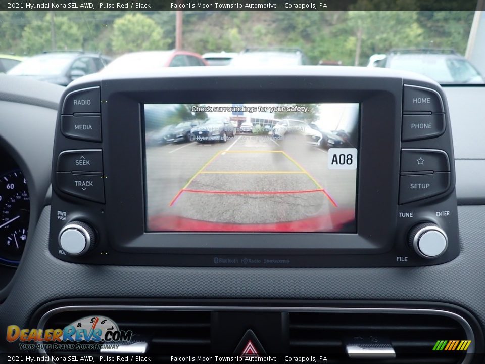 2021 Hyundai Kona SEL AWD Pulse Red / Black Photo #14