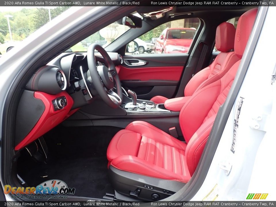 Front Seat of 2020 Alfa Romeo Giulia TI Sport Carbon AWD Photo #13