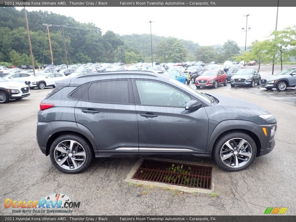 Thunder Gray 2021 Hyundai Kona Ultimate AWD Photo #1