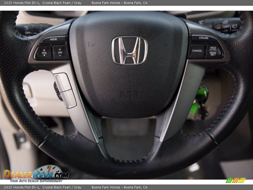 2015 Honda Pilot EX-L Steering Wheel Photo #13