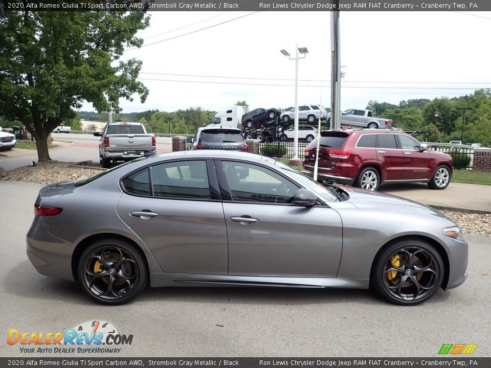 Stromboli Gray Metallic 2020 Alfa Romeo Giulia TI Sport Carbon AWD Photo #4