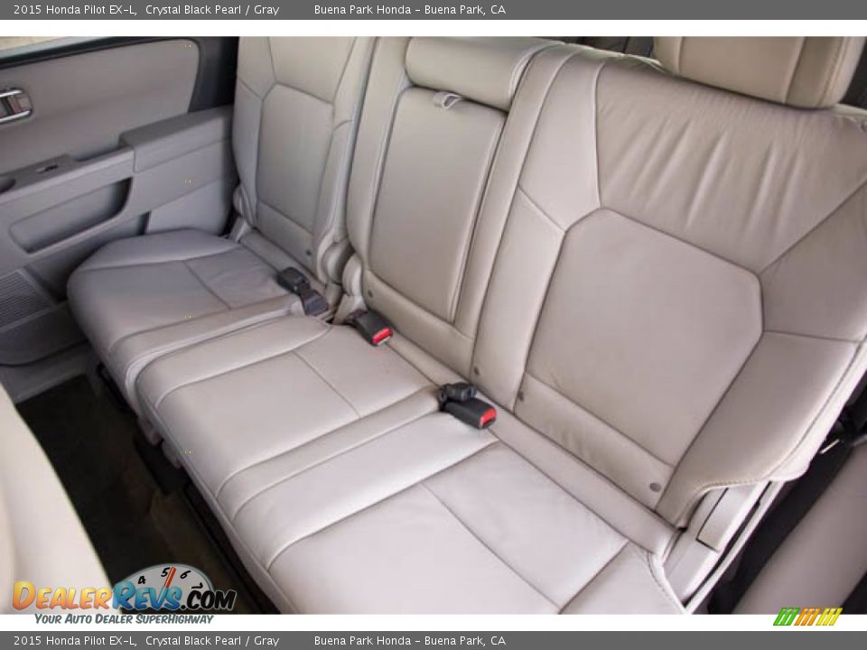 Rear Seat of 2015 Honda Pilot EX-L Photo #18