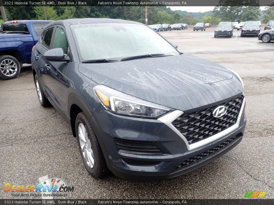 2021 Hyundai Tucson SE AWD Dusk Blue / Black Photo #3