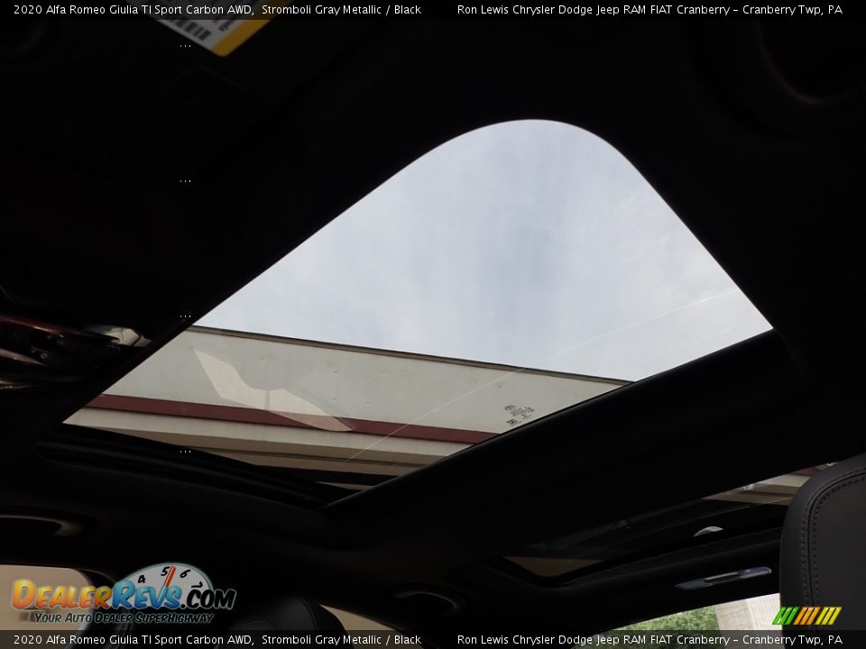 Sunroof of 2020 Alfa Romeo Giulia TI Sport Carbon AWD Photo #20