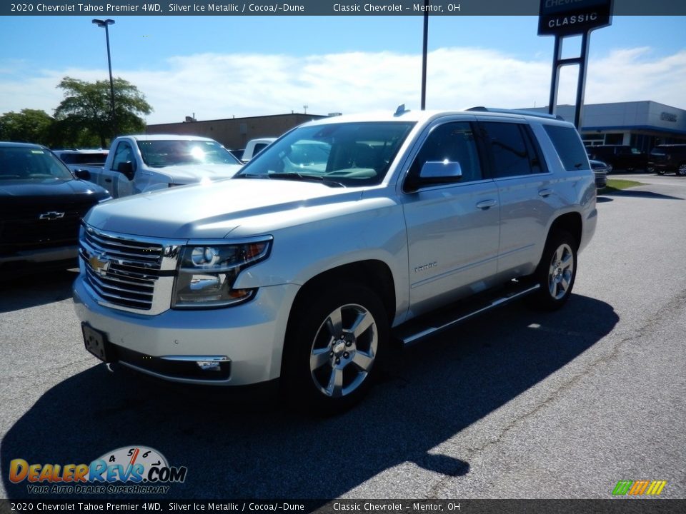 2020 Chevrolet Tahoe Premier 4WD Silver Ice Metallic / Cocoa/­Dune Photo #1