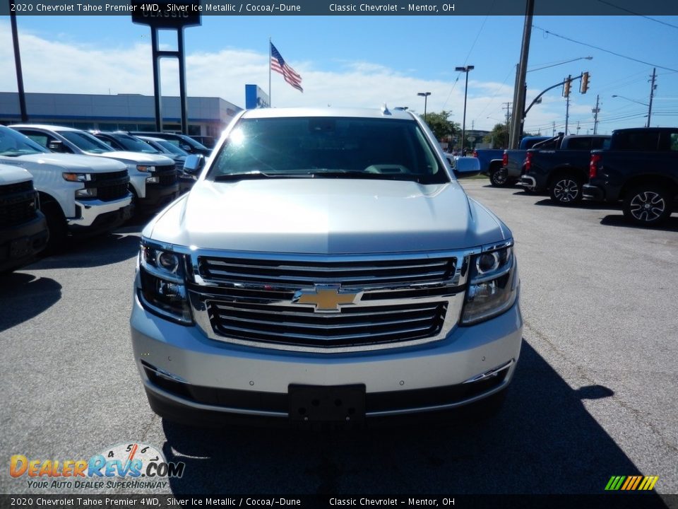 2020 Chevrolet Tahoe Premier 4WD Silver Ice Metallic / Cocoa/­Dune Photo #2