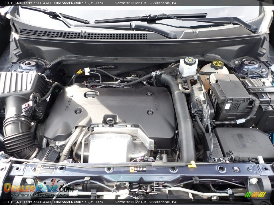 2018 GMC Terrain SLE AWD Blue Steel Metallic / ­Jet Black Photo #2