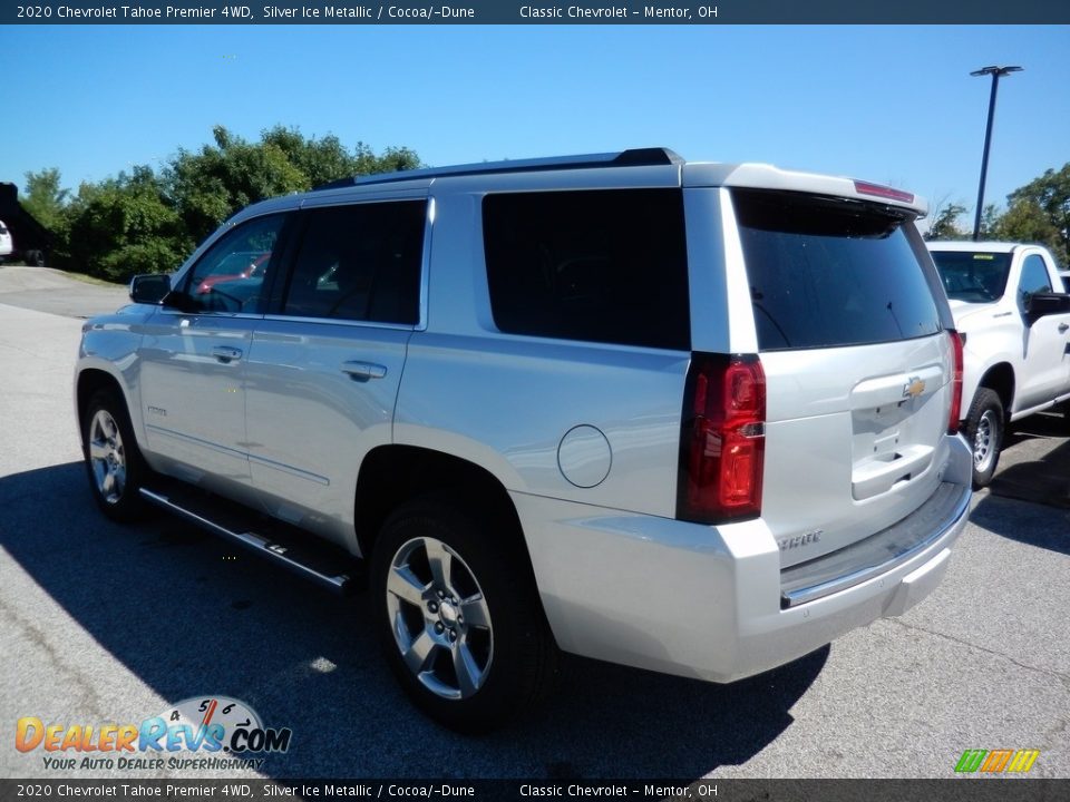 2020 Chevrolet Tahoe Premier 4WD Silver Ice Metallic / Cocoa/­Dune Photo #5