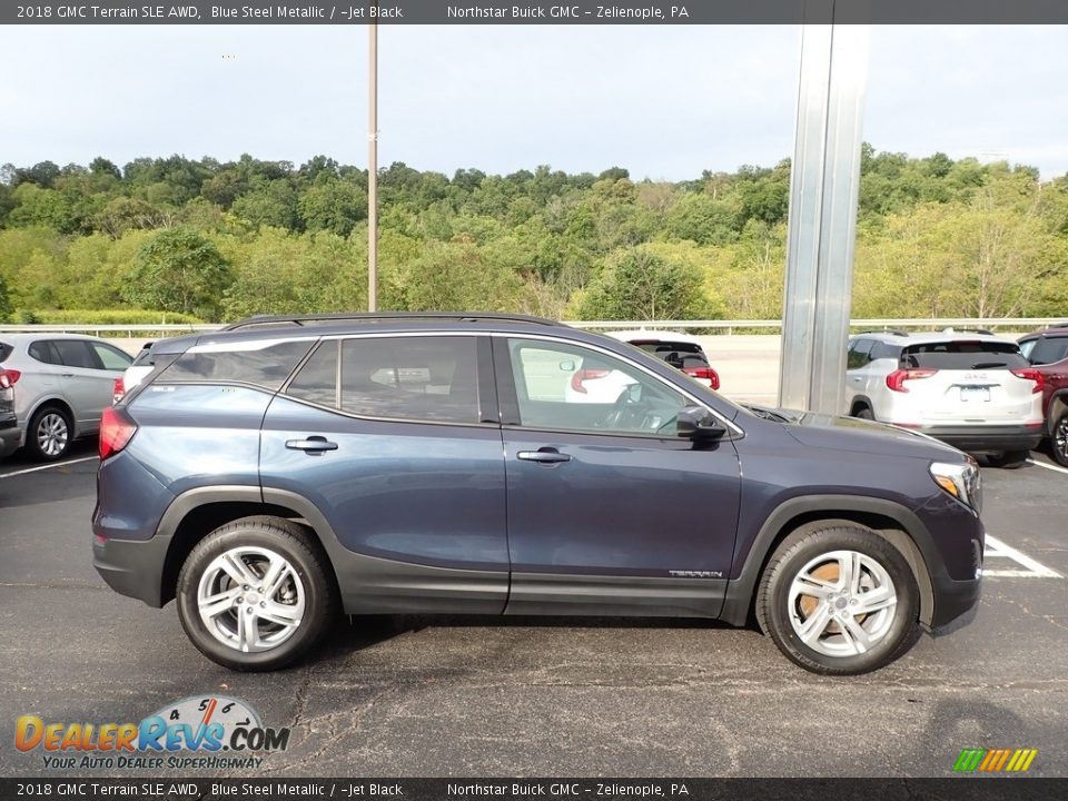 2018 GMC Terrain SLE AWD Blue Steel Metallic / ­Jet Black Photo #5