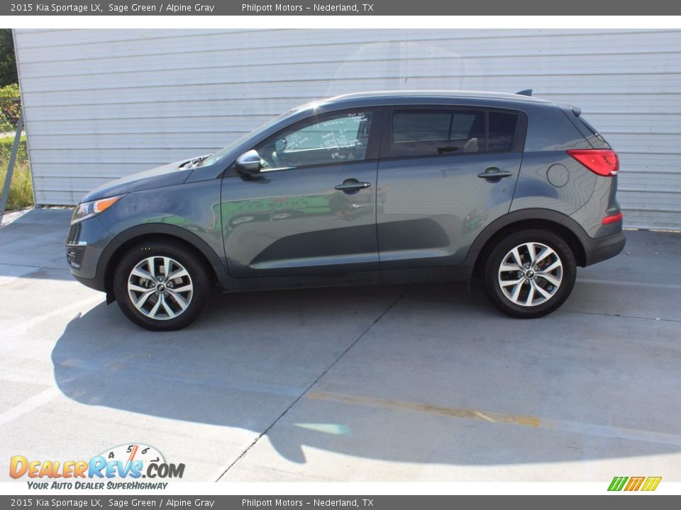 Sage Green 2015 Kia Sportage LX Photo #7