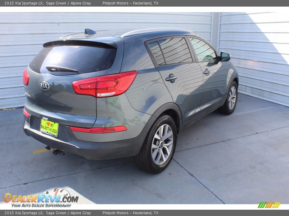 2015 Kia Sportage LX Sage Green / Alpine Gray Photo #10