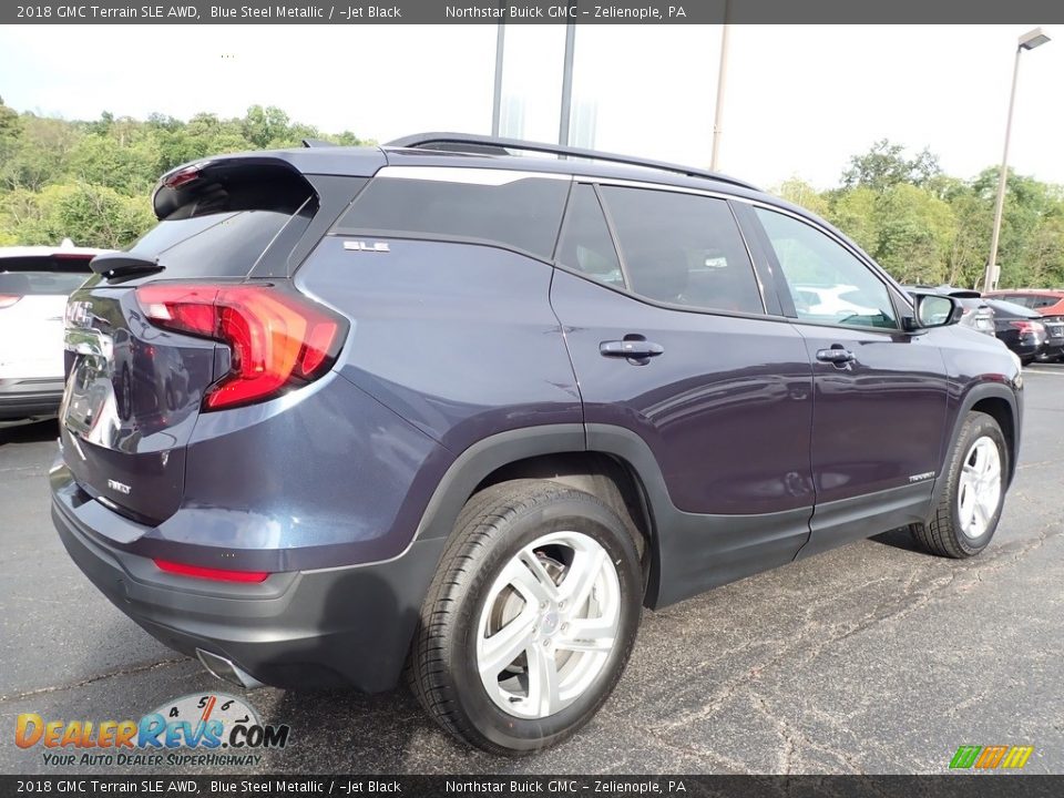 2018 GMC Terrain SLE AWD Blue Steel Metallic / ­Jet Black Photo #9