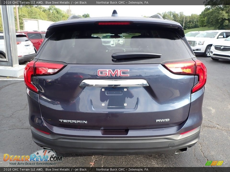 2018 GMC Terrain SLE AWD Blue Steel Metallic / ­Jet Black Photo #10