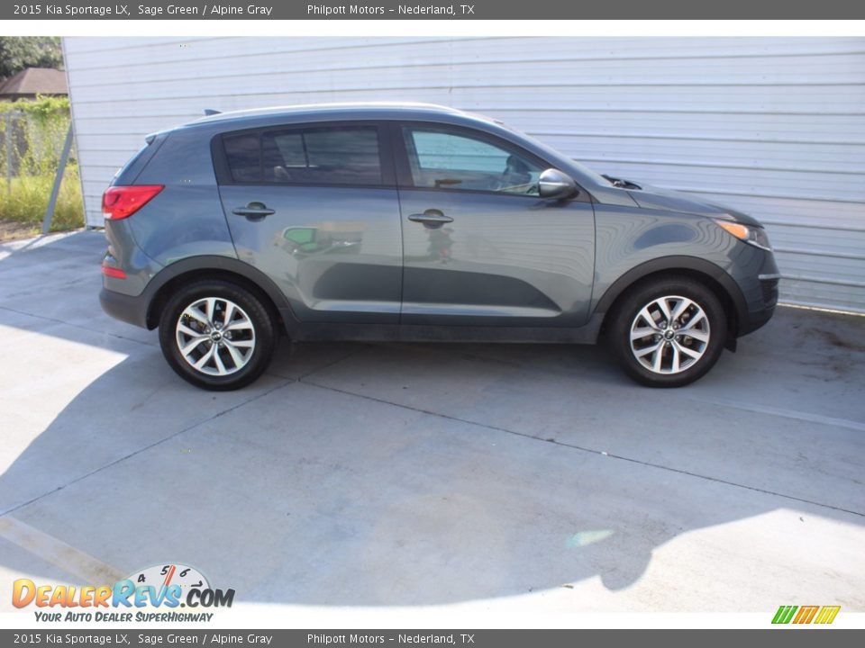 2015 Kia Sportage LX Sage Green / Alpine Gray Photo #13