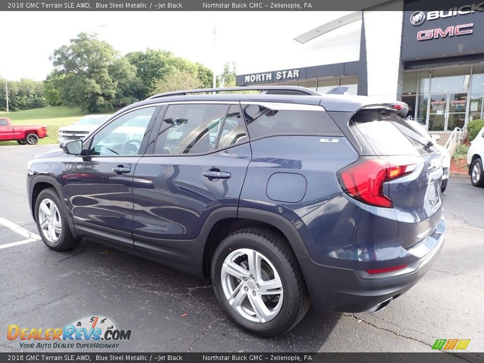 2018 GMC Terrain SLE AWD Blue Steel Metallic / ­Jet Black Photo #12