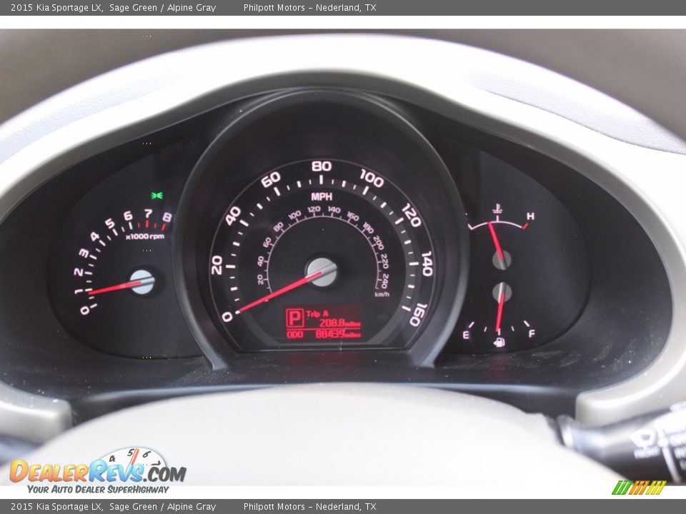 2015 Kia Sportage LX Gauges Photo #18