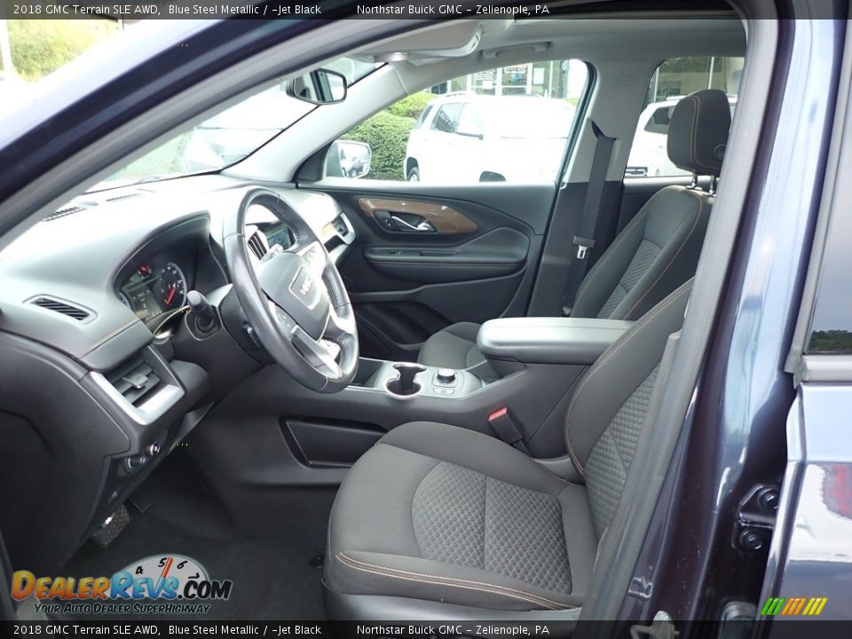 2018 GMC Terrain SLE AWD Blue Steel Metallic / ­Jet Black Photo #19