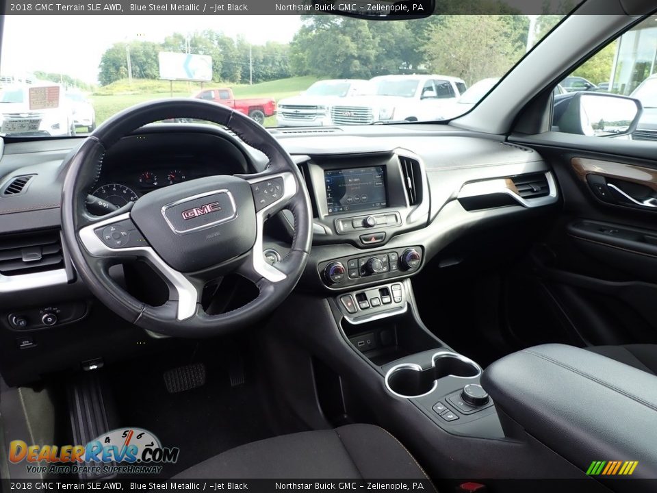 2018 GMC Terrain SLE AWD Blue Steel Metallic / ­Jet Black Photo #21