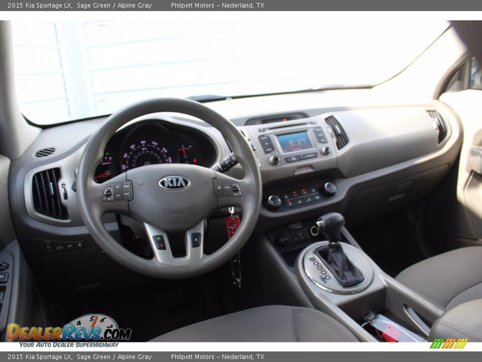 2015 Kia Sportage LX Sage Green / Alpine Gray Photo #25