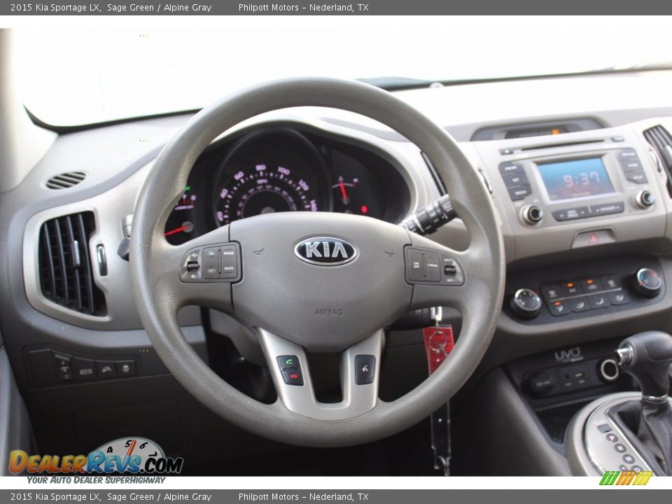 2015 Kia Sportage LX Sage Green / Alpine Gray Photo #26