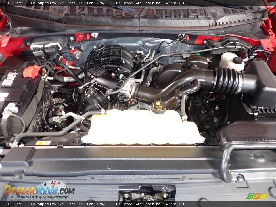 2017 Ford F150 XL SuperCrew 4x4 3.5 Liter DOHC 24-Valve Ti-VCT E85 V6 Engine Photo #6