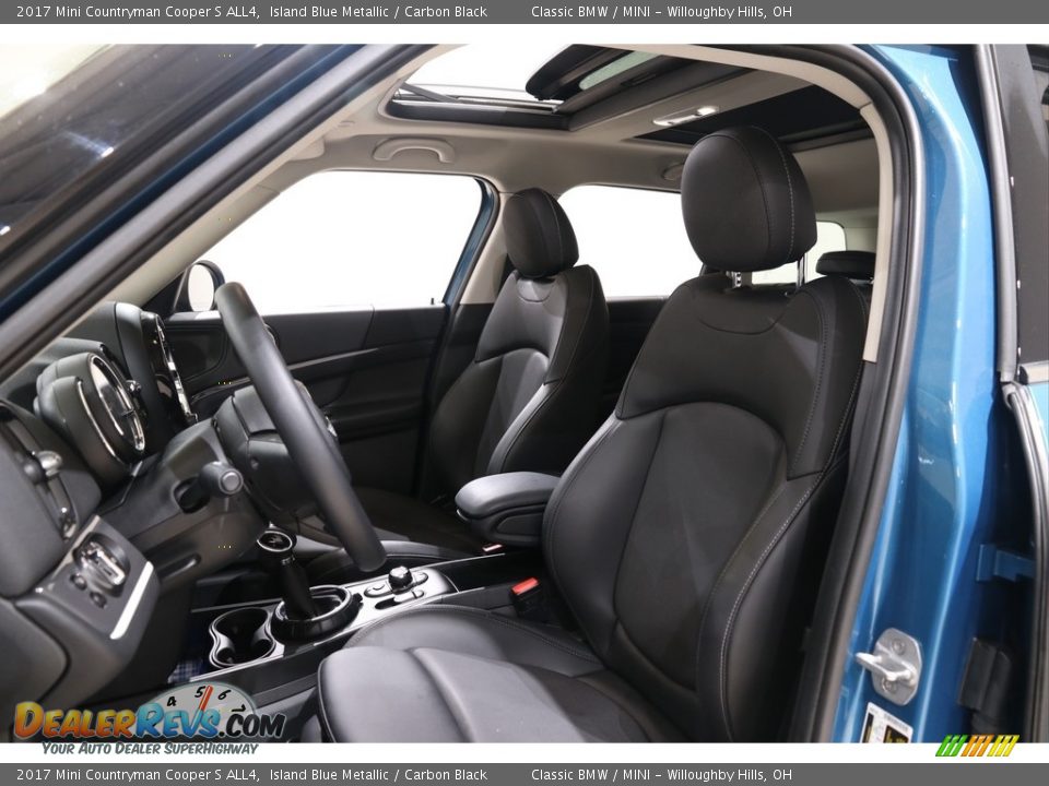 2017 Mini Countryman Cooper S ALL4 Island Blue Metallic / Carbon Black Photo #5