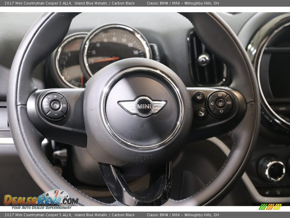 2017 Mini Countryman Cooper S ALL4 Island Blue Metallic / Carbon Black Photo #6