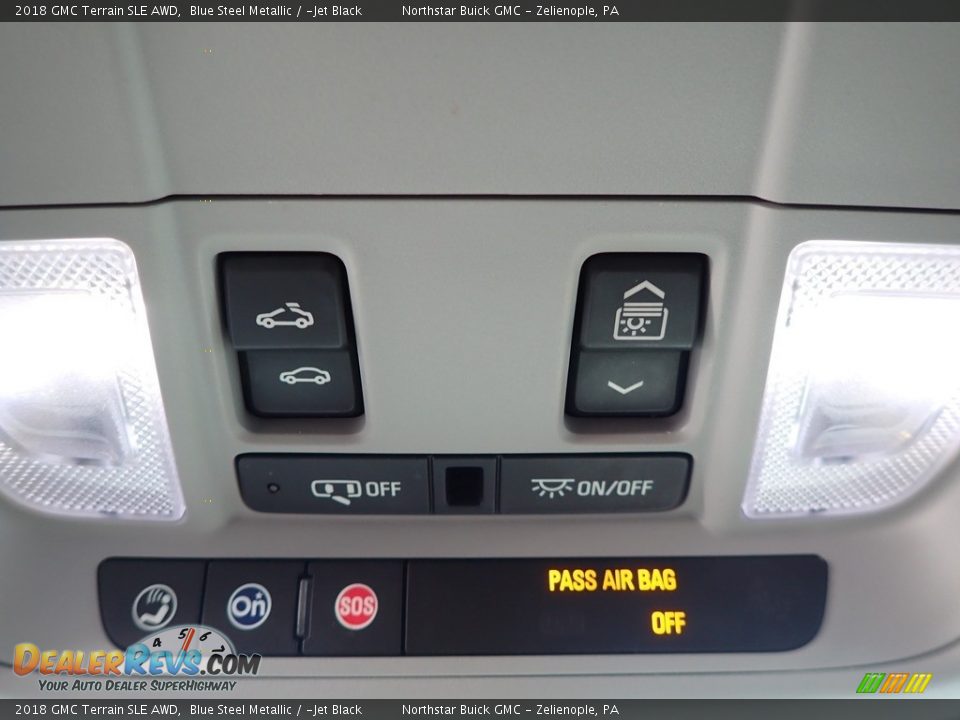 2018 GMC Terrain SLE AWD Blue Steel Metallic / ­Jet Black Photo #29