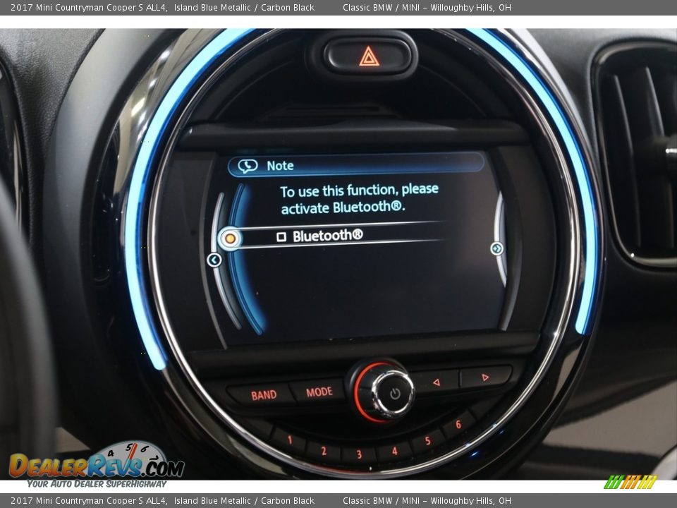 2017 Mini Countryman Cooper S ALL4 Island Blue Metallic / Carbon Black Photo #10