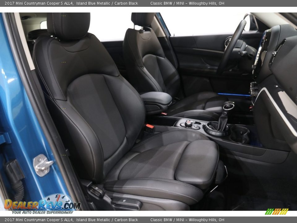 2017 Mini Countryman Cooper S ALL4 Island Blue Metallic / Carbon Black Photo #12