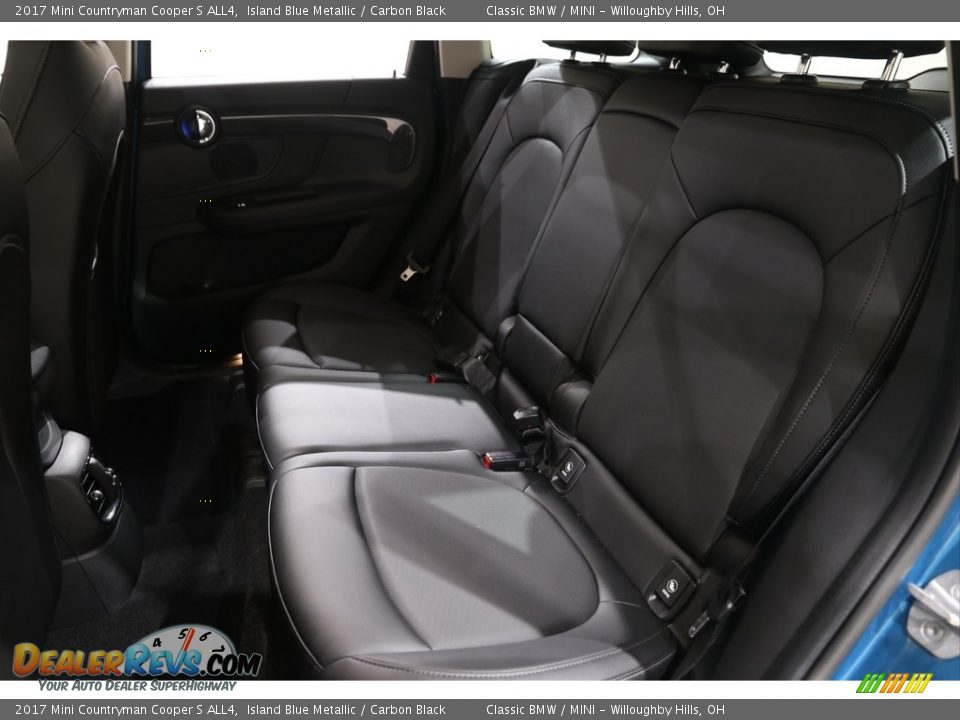 2017 Mini Countryman Cooper S ALL4 Island Blue Metallic / Carbon Black Photo #14