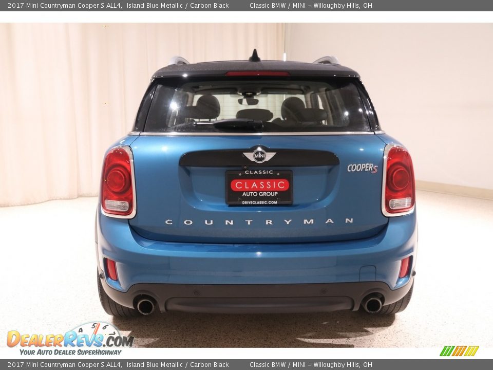 2017 Mini Countryman Cooper S ALL4 Island Blue Metallic / Carbon Black Photo #15