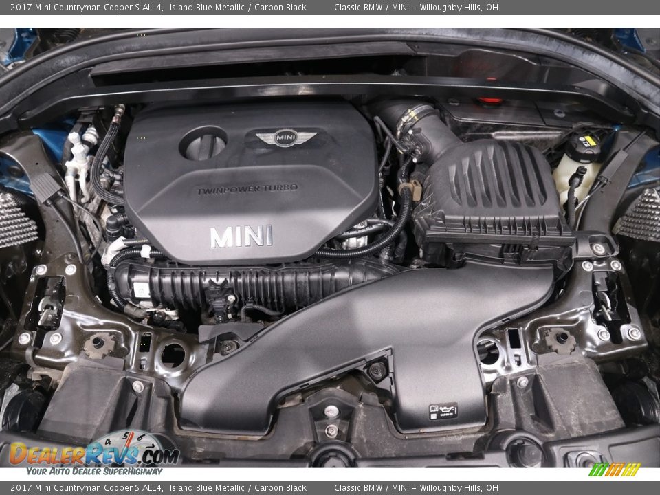 2017 Mini Countryman Cooper S ALL4 Island Blue Metallic / Carbon Black Photo #16