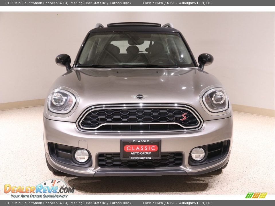 2017 Mini Countryman Cooper S ALL4 Melting Silver Metallic / Carbon Black Photo #2