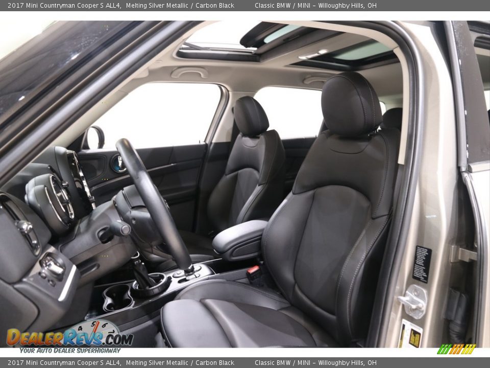 2017 Mini Countryman Cooper S ALL4 Melting Silver Metallic / Carbon Black Photo #5