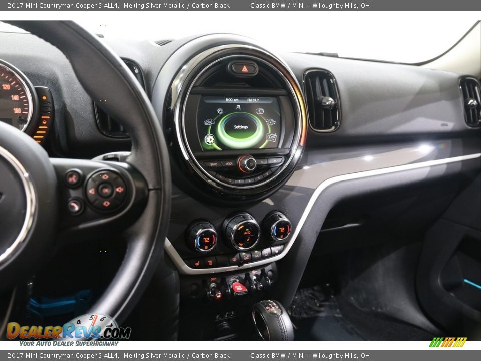2017 Mini Countryman Cooper S ALL4 Melting Silver Metallic / Carbon Black Photo #8