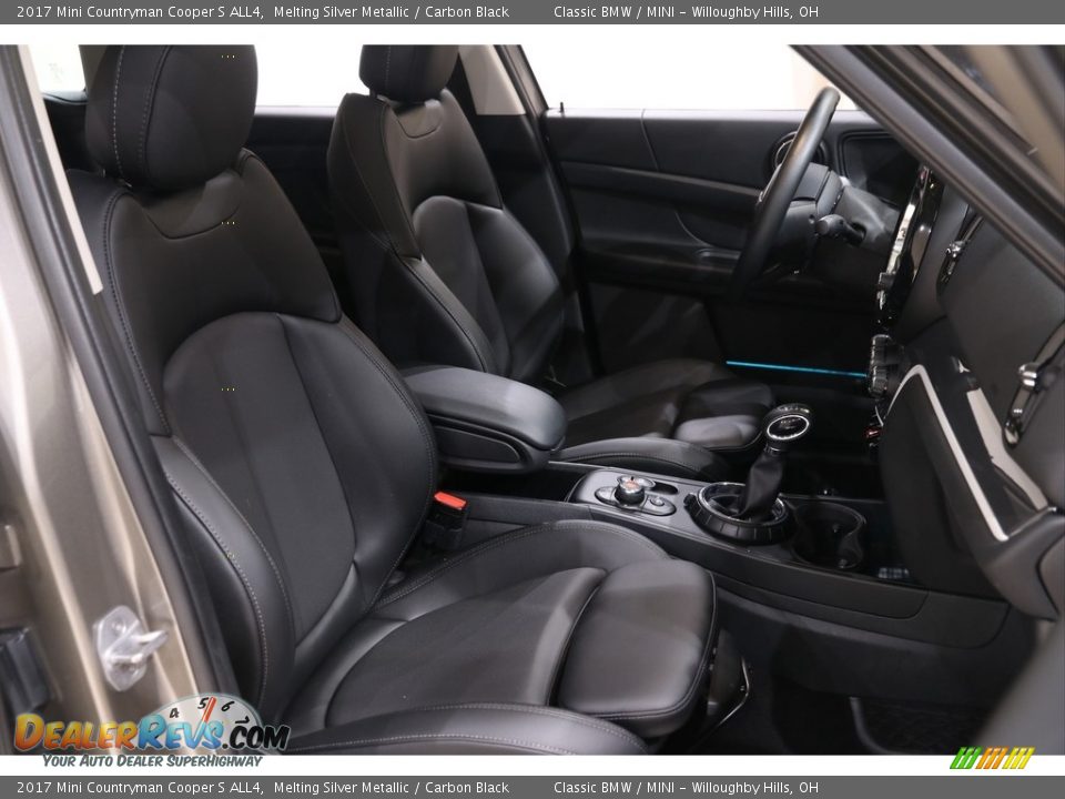 2017 Mini Countryman Cooper S ALL4 Melting Silver Metallic / Carbon Black Photo #12