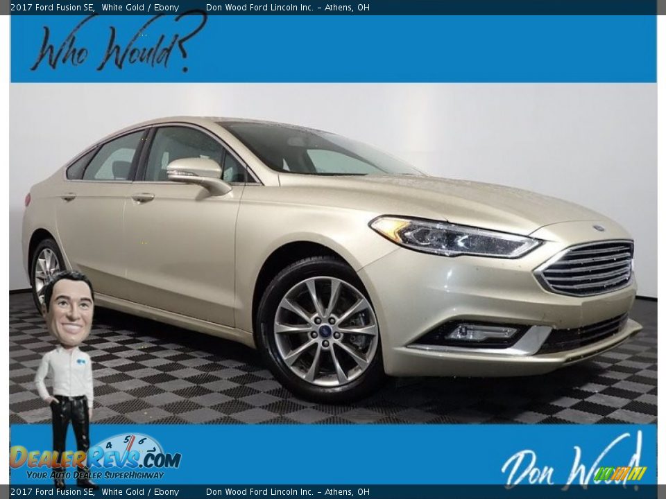 2017 Ford Fusion SE White Gold / Ebony Photo #1