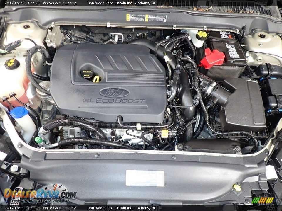 2017 Ford Fusion SE White Gold / Ebony Photo #6