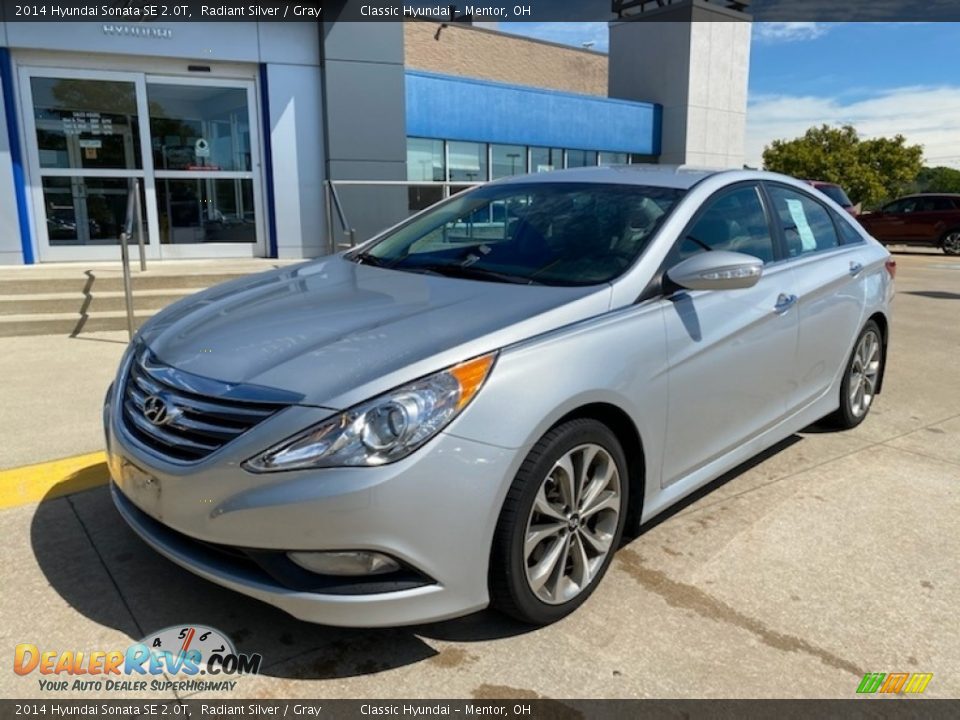 2014 Hyundai Sonata SE 2.0T Radiant Silver / Gray Photo #1