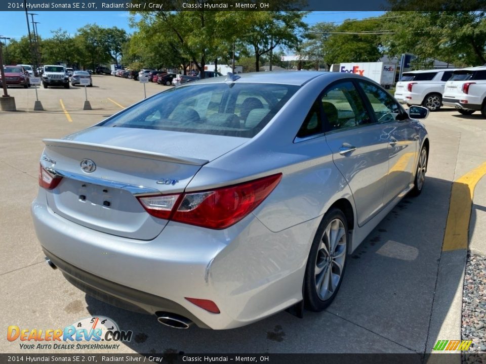 2014 Hyundai Sonata SE 2.0T Radiant Silver / Gray Photo #2