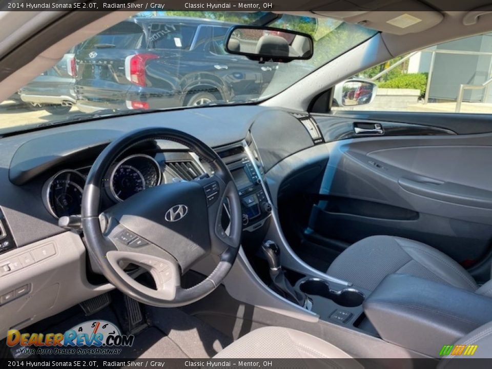 2014 Hyundai Sonata SE 2.0T Radiant Silver / Gray Photo #3