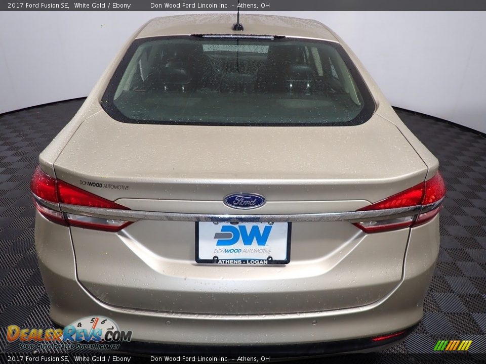 2017 Ford Fusion SE White Gold / Ebony Photo #11