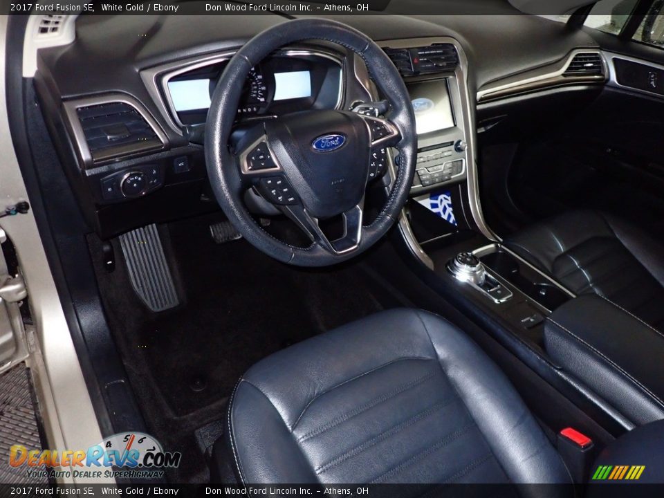 2017 Ford Fusion SE White Gold / Ebony Photo #18