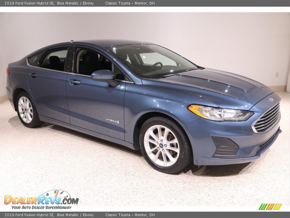 2019 Ford Fusion Hybrid SE Blue Metallic / Ebony Photo #1