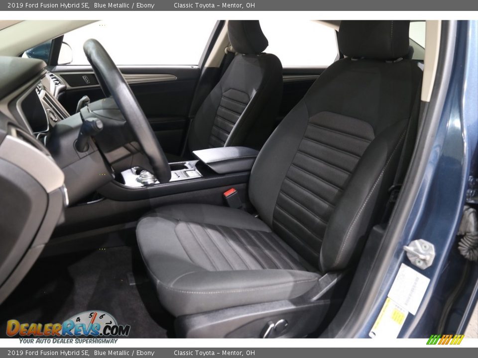 2019 Ford Fusion Hybrid SE Blue Metallic / Ebony Photo #5