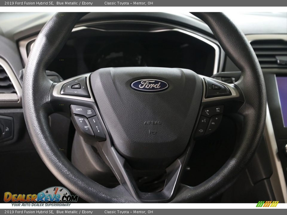 2019 Ford Fusion Hybrid SE Blue Metallic / Ebony Photo #6