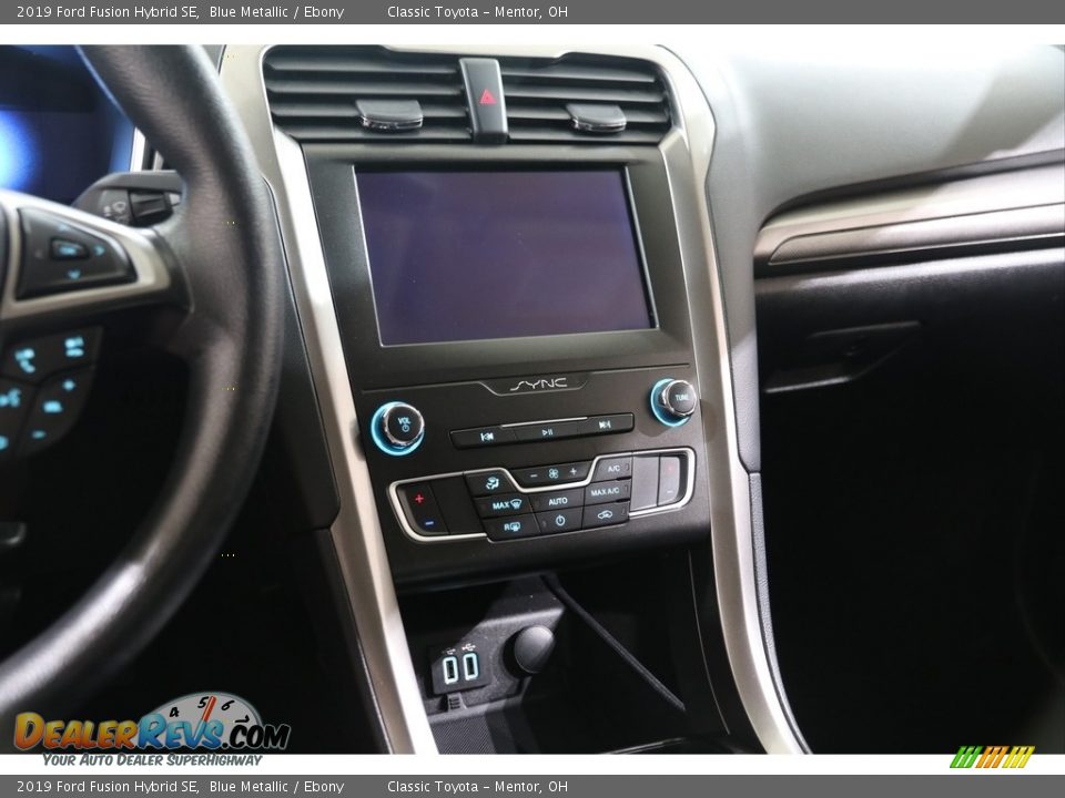 2019 Ford Fusion Hybrid SE Blue Metallic / Ebony Photo #8