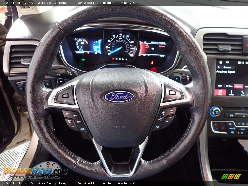2017 Ford Fusion SE White Gold / Ebony Photo #29